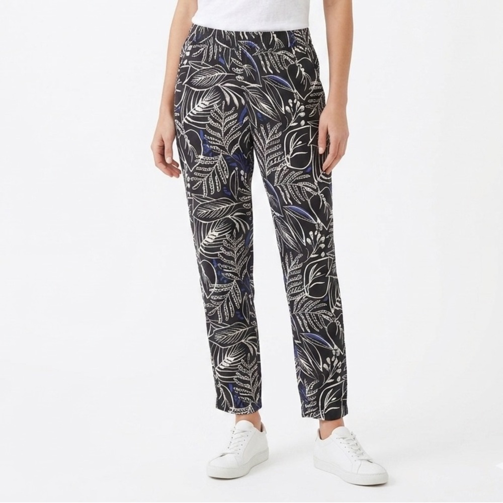 Marine Layer De-Spun Jogger Pants Womens Small Black Floral Print Lounge